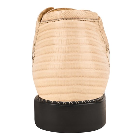 LIBERTYZENO Beige LEATHER LACE-UP BOOTS - Picture 6 of 7